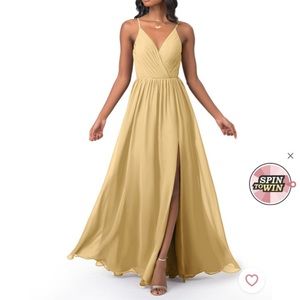 Gold Bridesmaid Dress